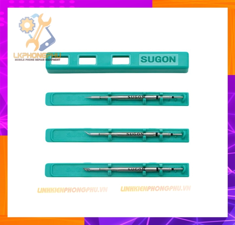 Mũi hàn C210 Chính hãng Sugon ( Cong-IS / Thẳng-I / Cắt-K )