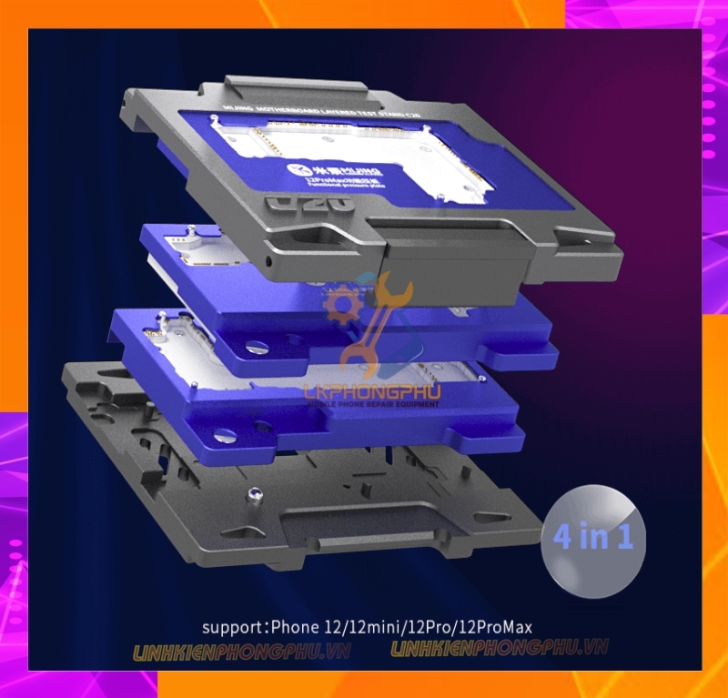 Đế Test Main Mijing C17-C18-C20-C21-C22 - C23 Từ X - 15Pro Max