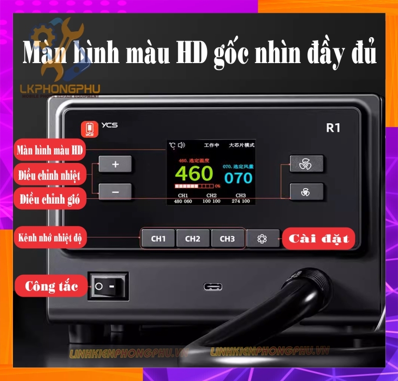 Máy Khò YCS - R1 : 1000W New 2024