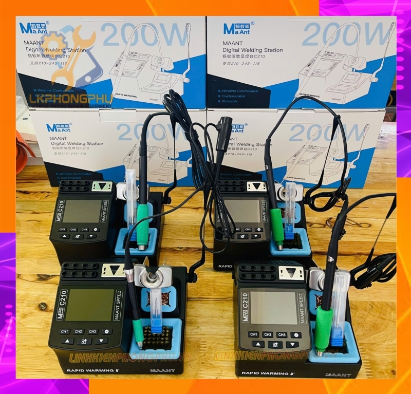 Máy Hàn MaAnt Speed C210 200W (tay hàn tuỳ chọn C210/C115/C245)