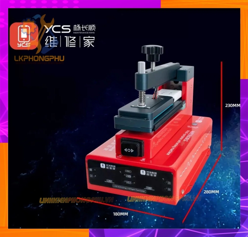 Máy tháo màn hình, tháo nắp lưng điện thoại YCS