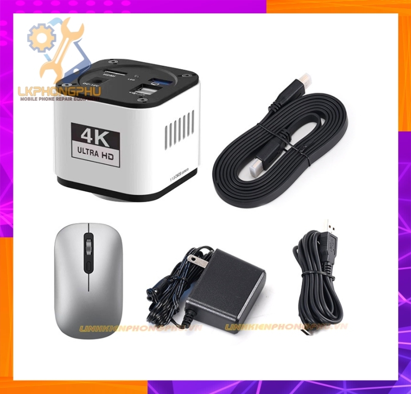Cam 4K Ultra HD Trắng  Điều Khiển Bằng Chuột