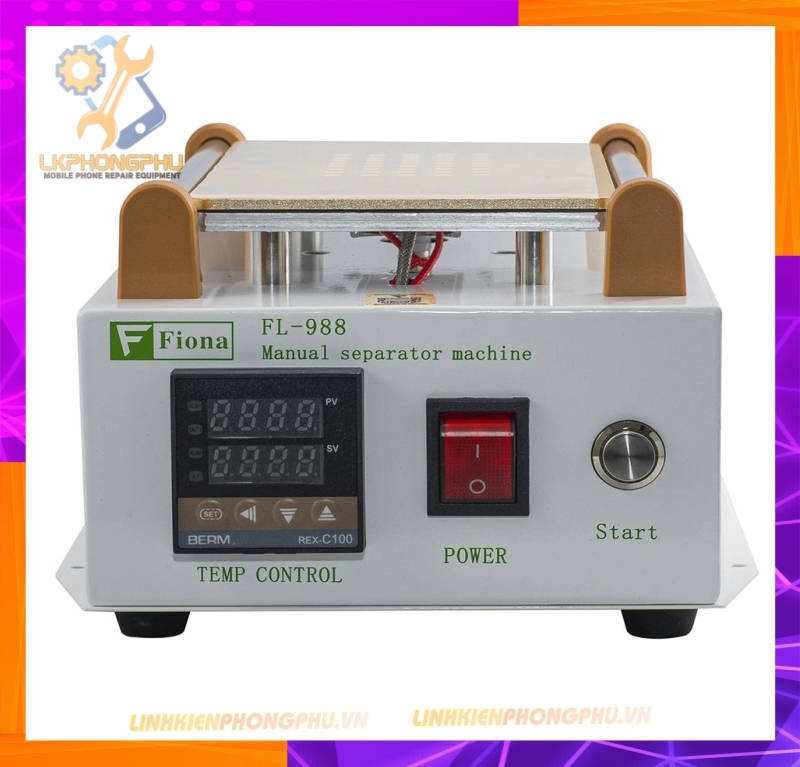 Bàn nhiệt cắt kính 8inch Fiona FL-988 1 Hút Cực Mạnh Siêu Bền
