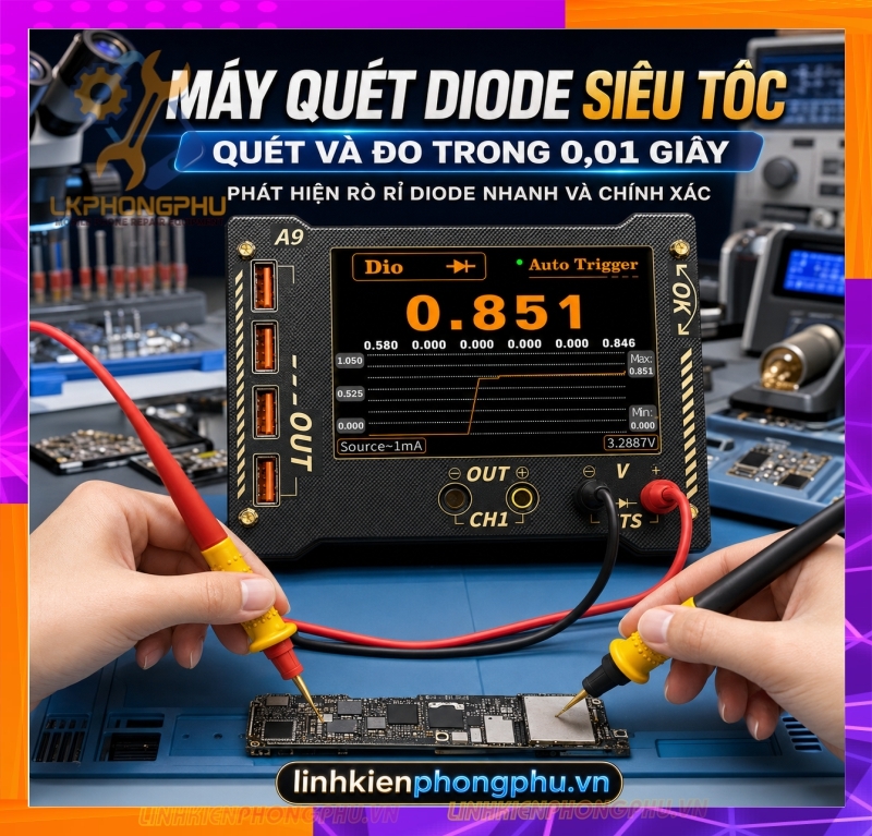 Đồng Hồ KTS JTXTOOLS A9 là đồng hồ đo dạng sóng đa năng (Waveform Multi-function Meter) 