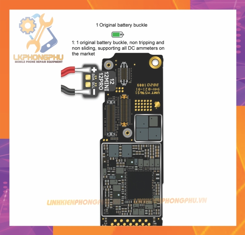 Đầu cấp nguồn Android -  iPhone 6G - 14Pro Max thay thế cho dây cấp nguồn hãng WL V1 ( ngắn ) và V2 ( Dài ) 