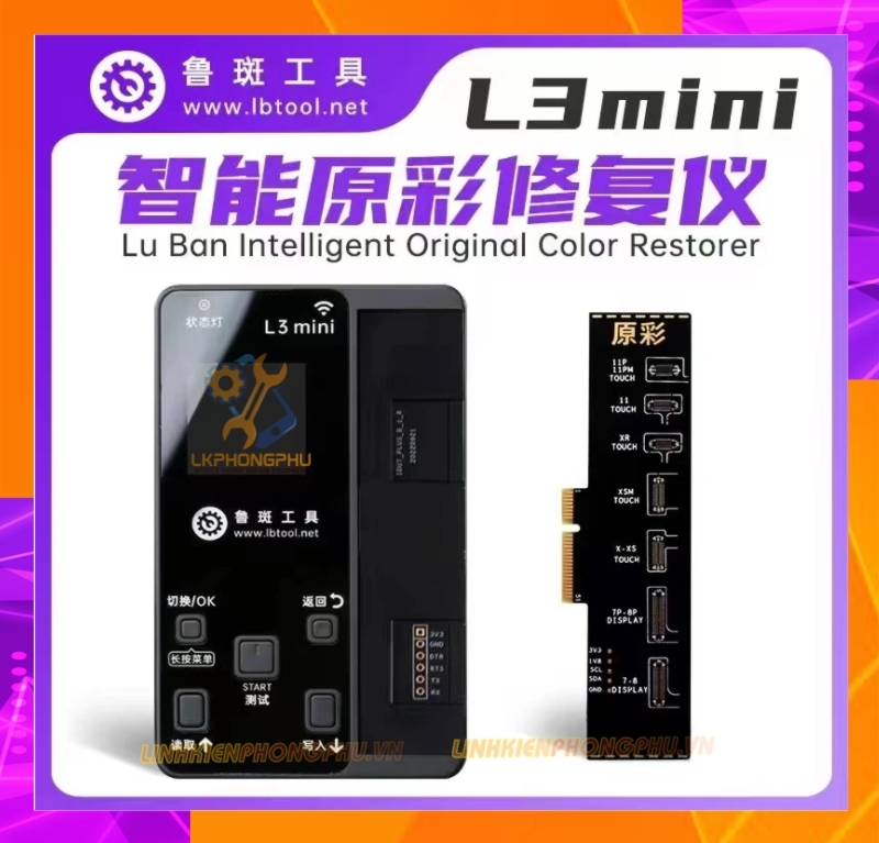 Box Luban L3mini sửa Pin, sửa Face , sửa Camera, Truetone....
