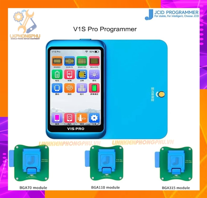Box V1s Pro sửa Face - Pin - Cáp loa - Camera có thể làm Ổ cứng mua kèm đế rời