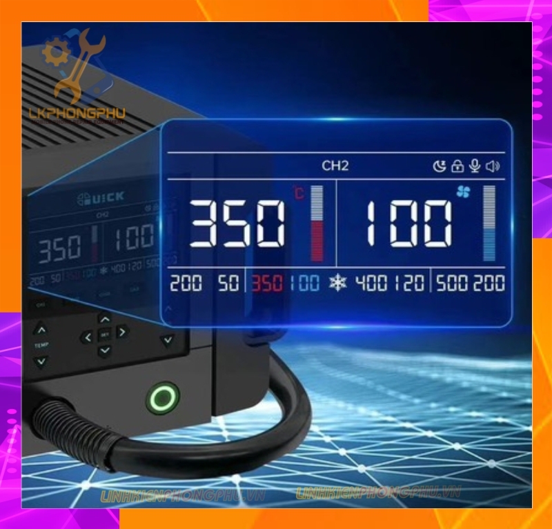 Máy khò Quick 861 Pro AI 1300W điều khiển bằng giọng nói ( New 2024 )