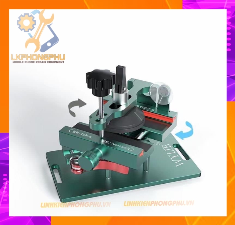 Đế 3 in 1: Kẹp làm lưng. đỡ màn. tháo màn hình