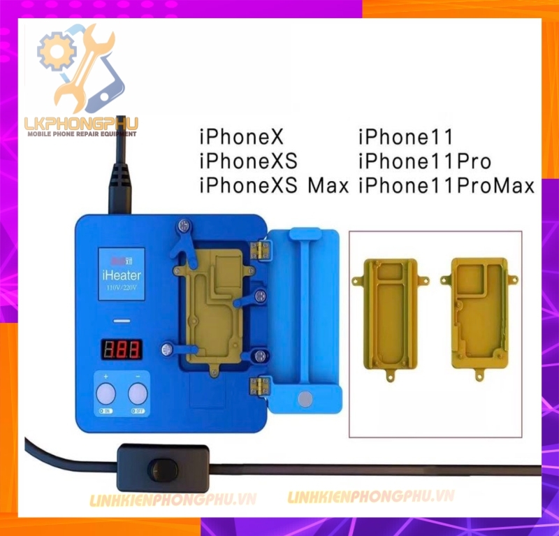 Khuôn Tách ghép main dùng cho đế nhiệt AiXun iHeater Series 11