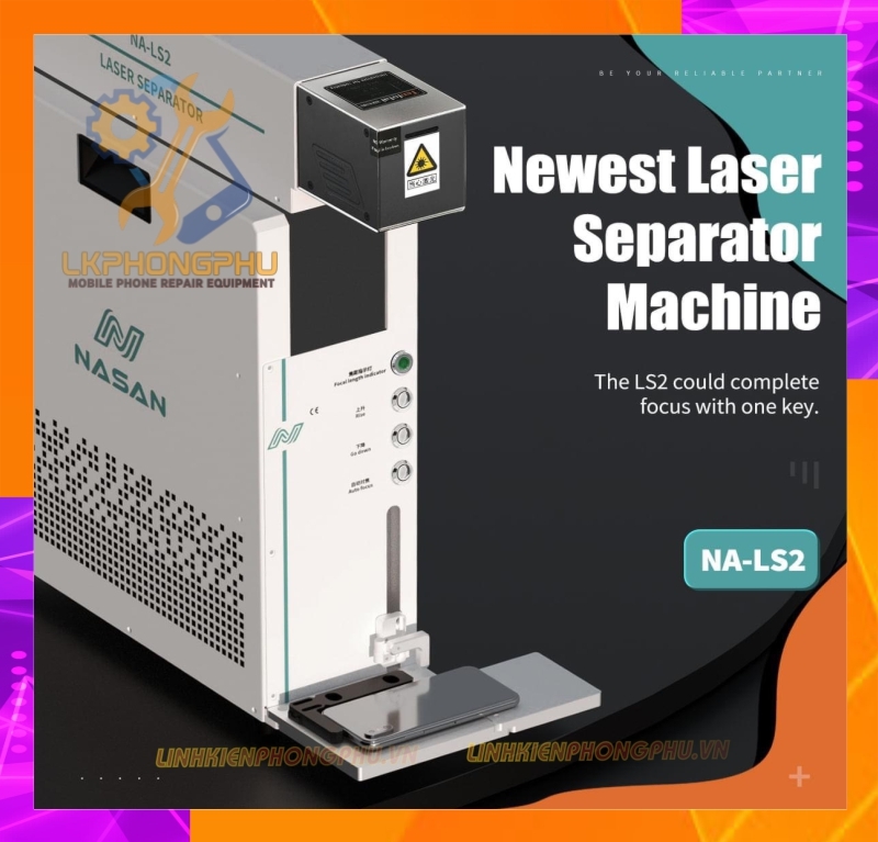 Máy Laser bắn lưng iPhone Nasan NA-LS2 CS20W 
