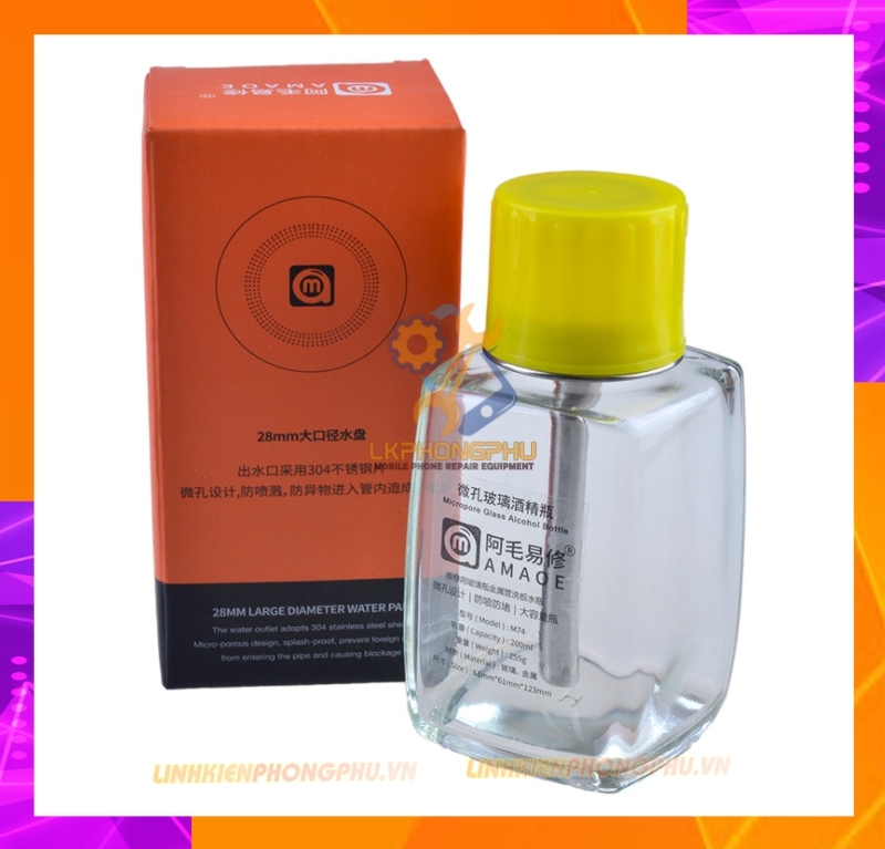 Bình đựng xăng thủy tinh Amaoe M-74