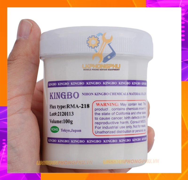 Mỡ hàn Kingbo RMA-218:100g