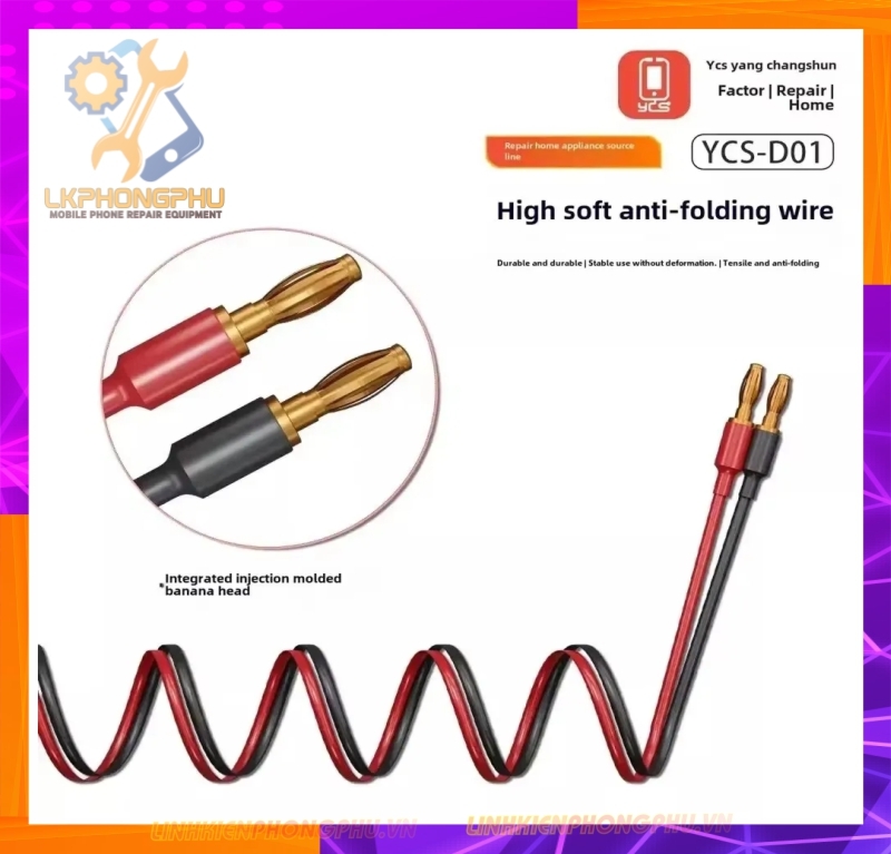 Dây Cấp Nguồn Kích Nguồn YCS-D01 iPhone 6-16PRM-HW:Mate40 và YCS-D02 10 in 1 All Android