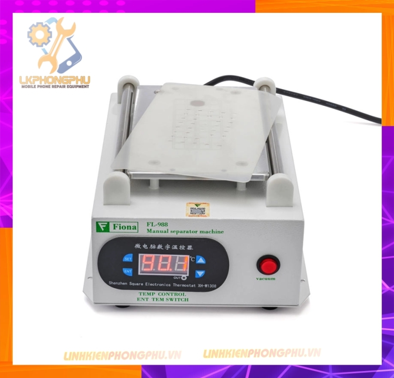Bàn nhiệt cắt kính 8inch Fiona FL-988 1 Hút Cực Mạnh Siêu Bền