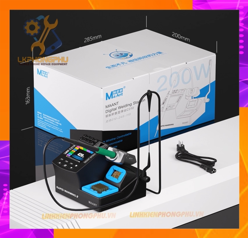 Máy Hàn MaAnt Speed C210 200W (tay hàn tuỳ chọn C210/C115/C245)