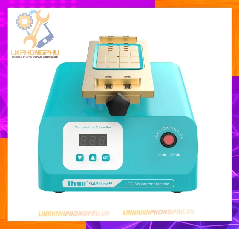 Bàn nhiệt cắt kính nguyên cây 360° UYUE 948Max New
