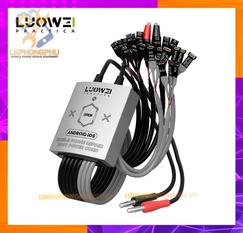 Bộ dây cấp nguồn iPhone và android Luowei LW-325