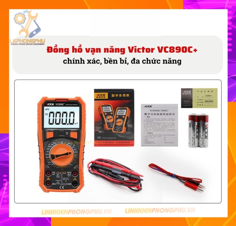 Đồng hồ đo Số Victor VC890C+ Mẫu mới