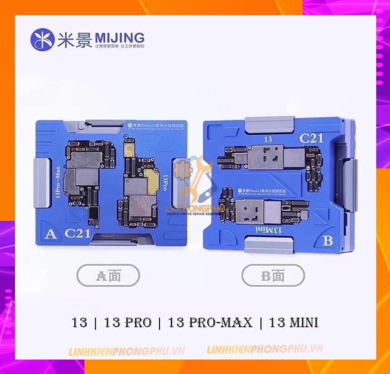 Đế Test Main Mijing C21: 13/13mini/13P/13ProMax