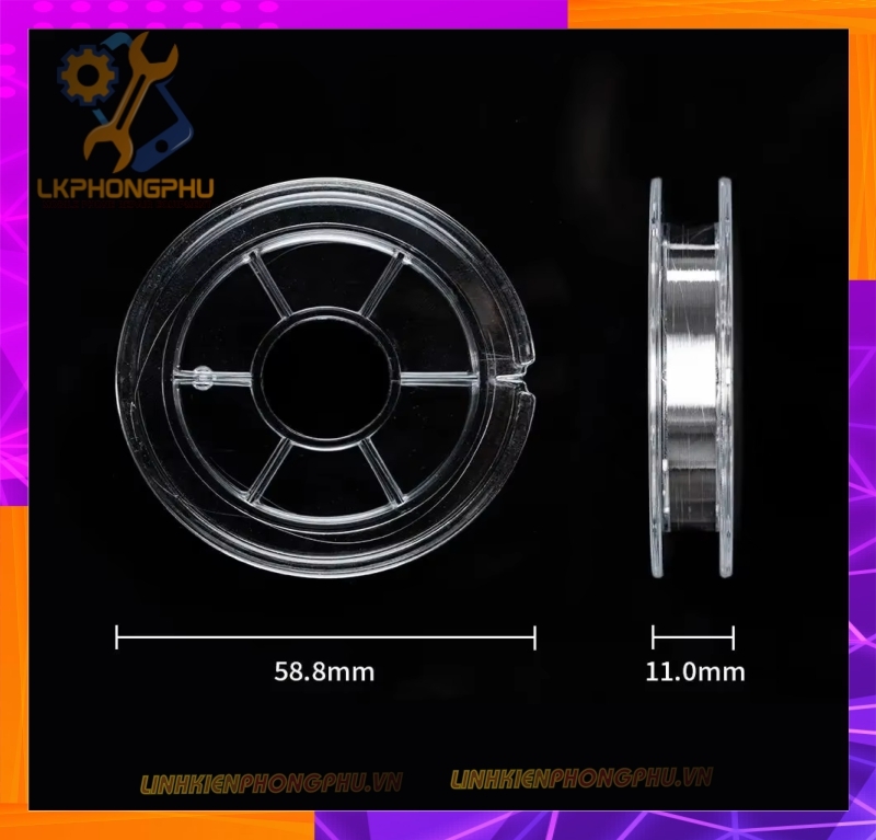 Dây Câu Mạch YCS 0.04mm - 100m