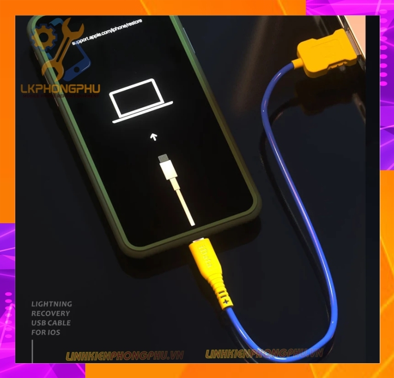 Cáp vào Recovery Lightning iData Mechanic