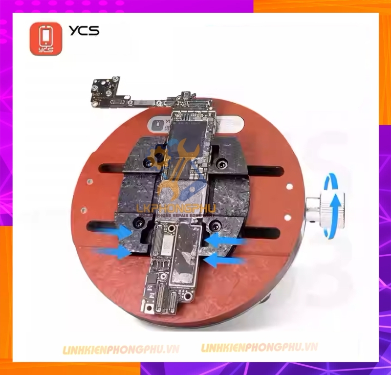 Đế Kẹp main tròn YCS H03