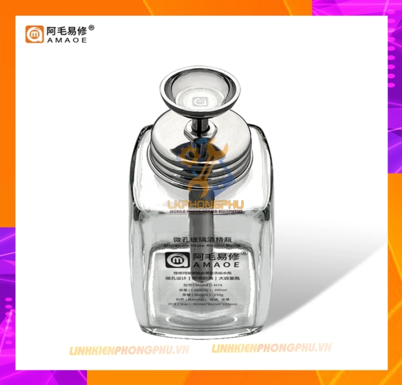 Bình đựng xăng thủy tinh Amaoe M-74