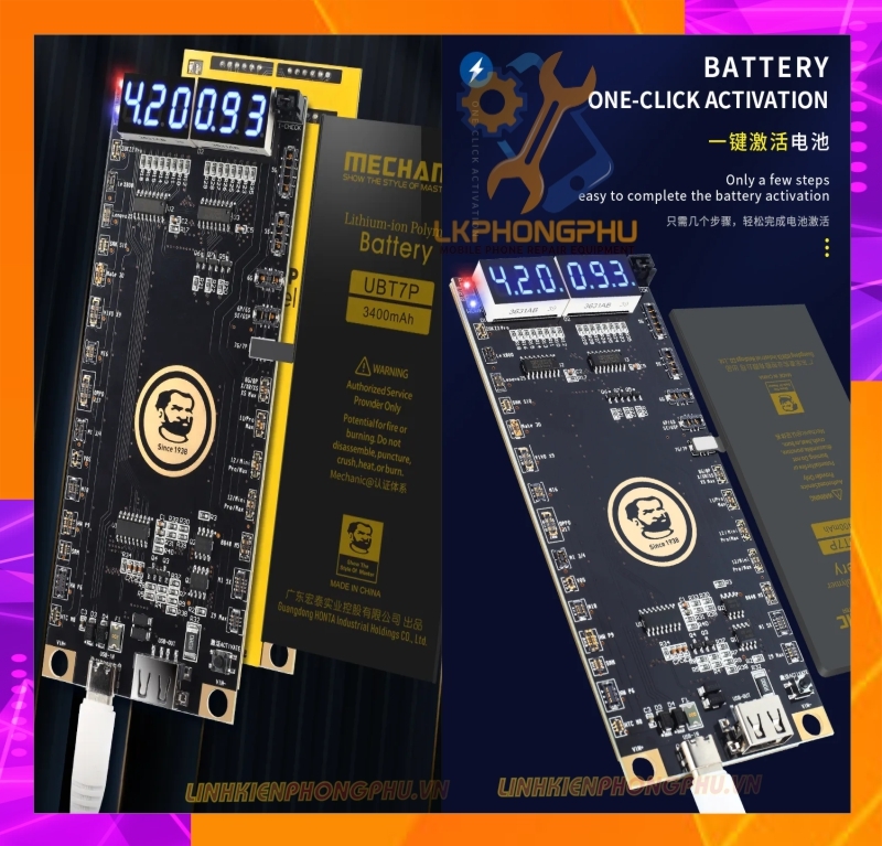 Mạch Kích Pin Mechanic BA27 Kích Từ 5G-13ProMax 