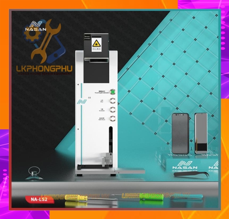 Máy Laser bắn lưng iPhone Nasan NA-LS2 CS20W 