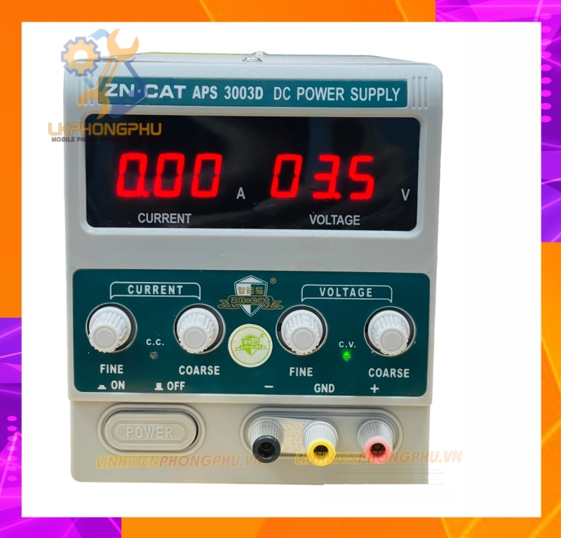 Máy Cấp Nguồn 3 Số ZN-CAT APS 3003D 30V/3A