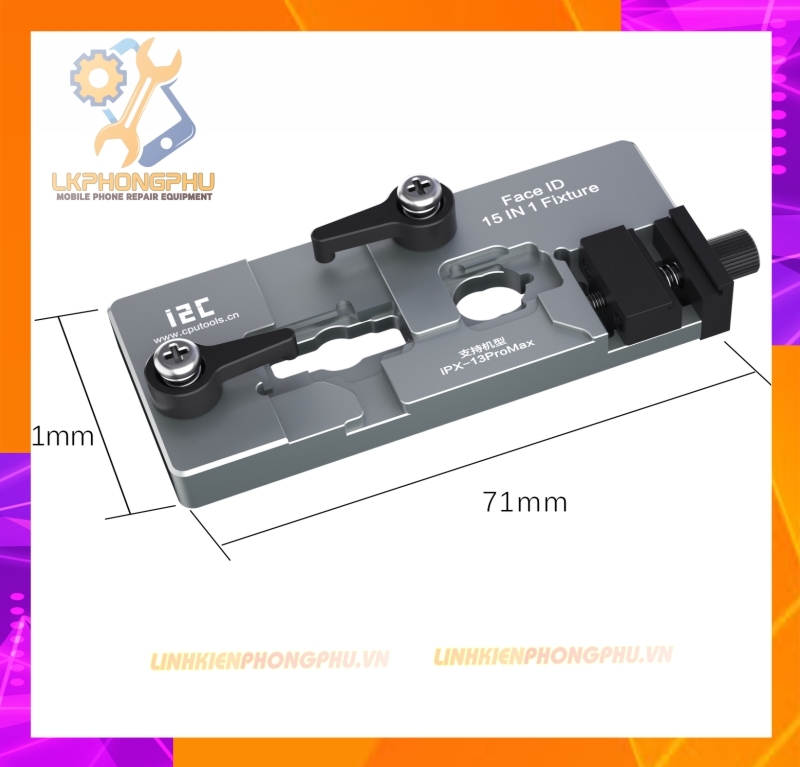 Đế Canh Đế Kẹp Sửa Chữa Face ID i2c J13: X-13ProMax / J14 : 14 Series