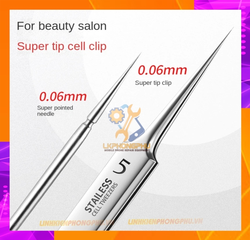 Nhíp Stailess Cell Tweezers