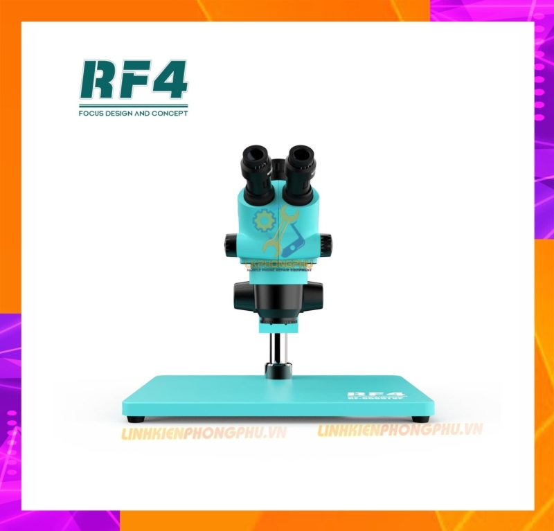 Kính Hiển Vi 3 mắt RF4 6565TVP Chân Đế Lớn 