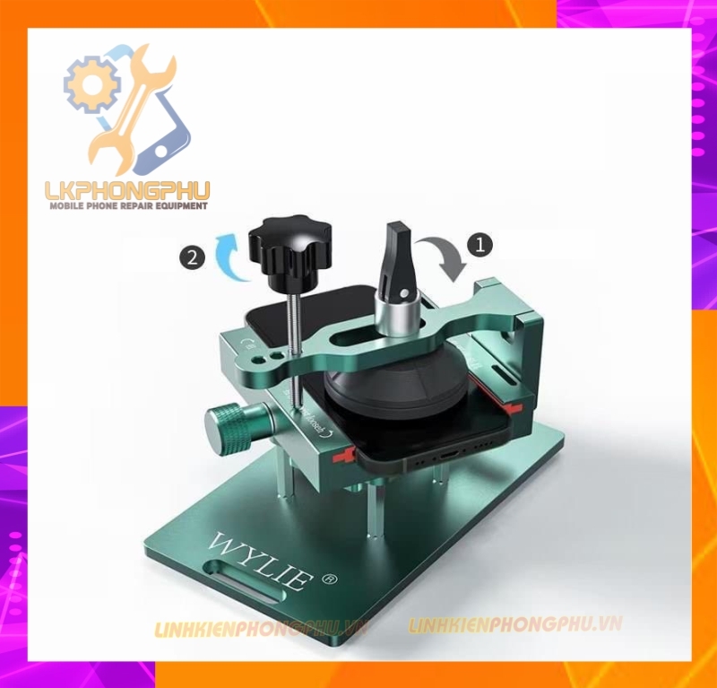 Đế 3 in 1: Kẹp làm lưng. đỡ màn. tháo màn hình