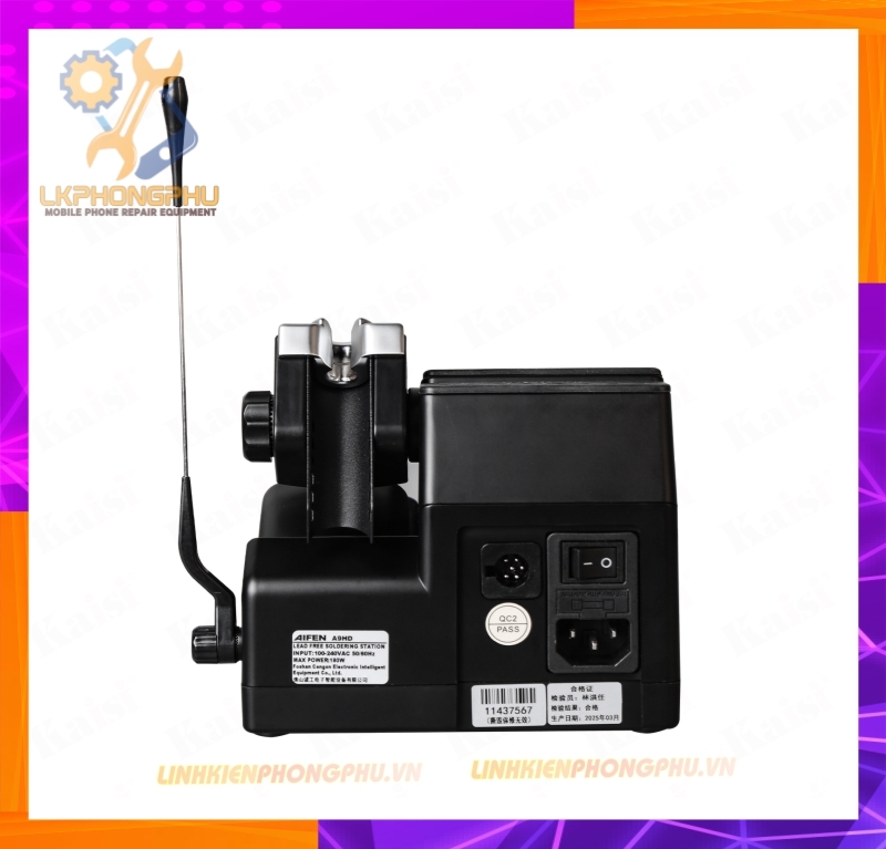 Máy Hàn AiFen A9 HD 2025 CS 180W Màn Hình Hiển Thị . Chế Độ Roc. Sóng Đo Nhiệt ( Kèm 3 Mũi Hàn )