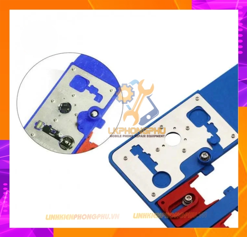 Kẹp Main Đa Năng Mijing A22+  Từ 5S -> XR Có khay Cạo Keo IC Từ A9-A12 Có khay Câu home vân tay