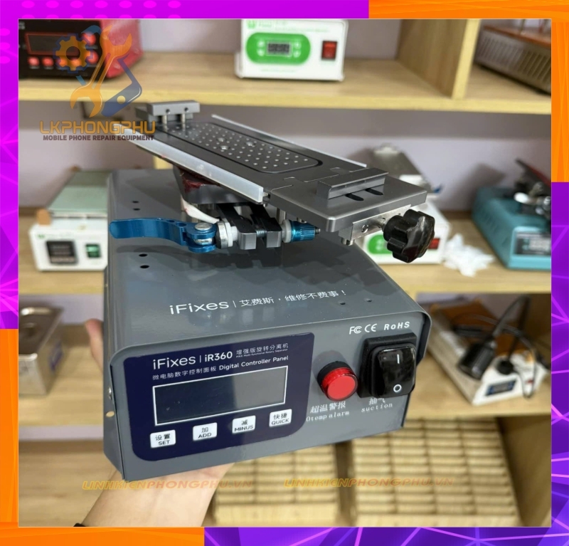 Máy Cắt Kính iFixes  iR360 Xoay 360° (Hút Cực Mạnh)