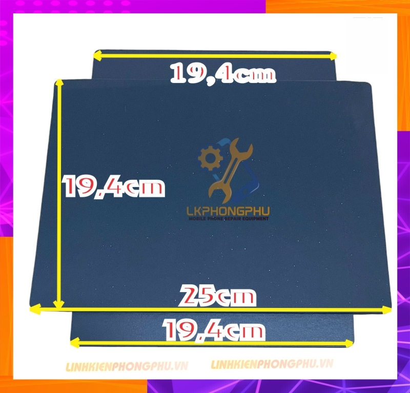 Tấm Su Lót Thần Thánh Chuyên dùng cho máy Ép Kính Dày 0.6 và 0.8mm ( 19.4 x 25cm)