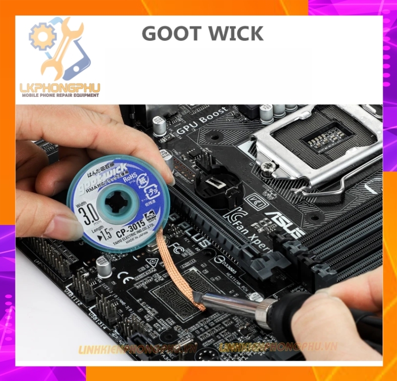 Dây hút chì GootWick Chính hãng 2.0mm-1.5M