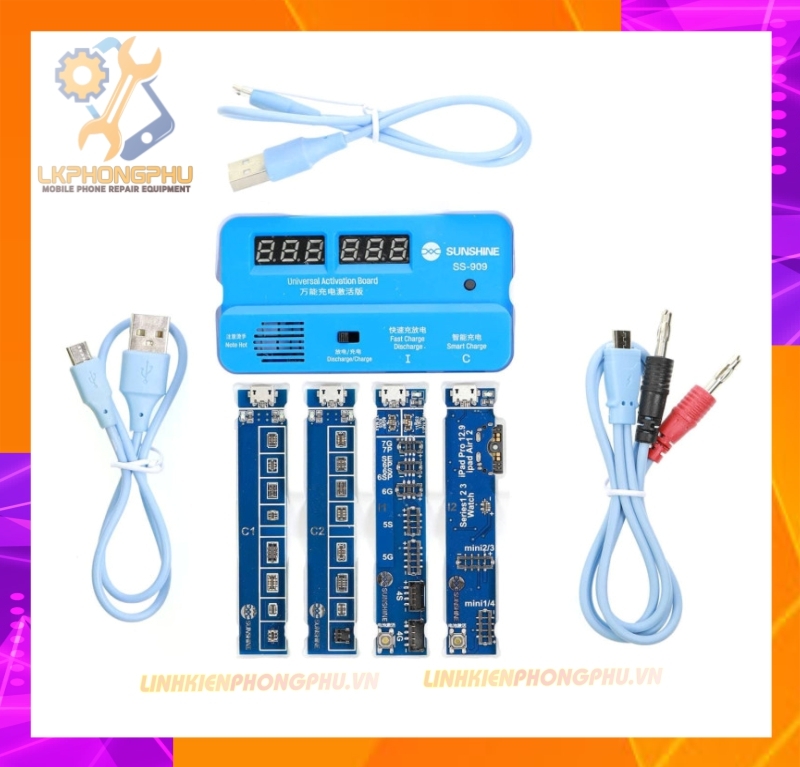 Bộ Kích Pin đa năng Sunshine SS909 iPhone - iPad - Android
