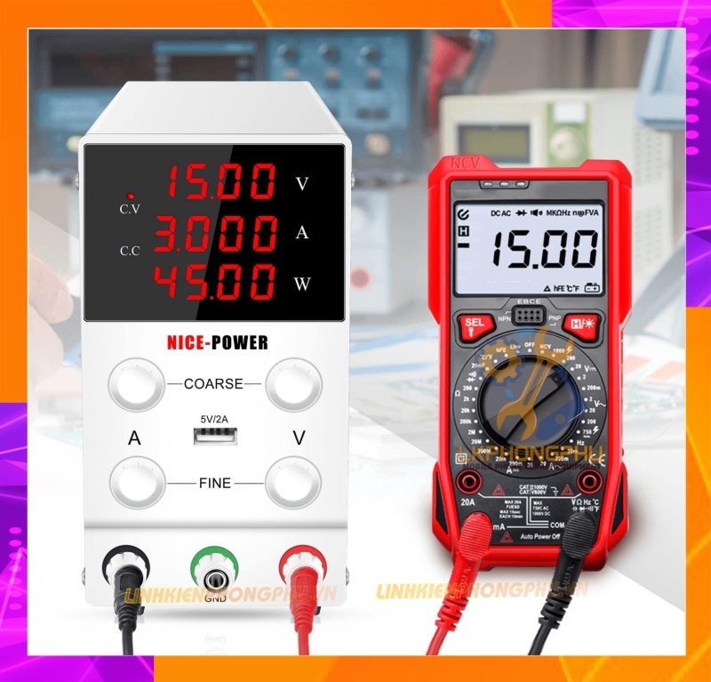 Cấp nguồn Xung Nice Power 30V-10A. SPS1203. 4 Số CS150W