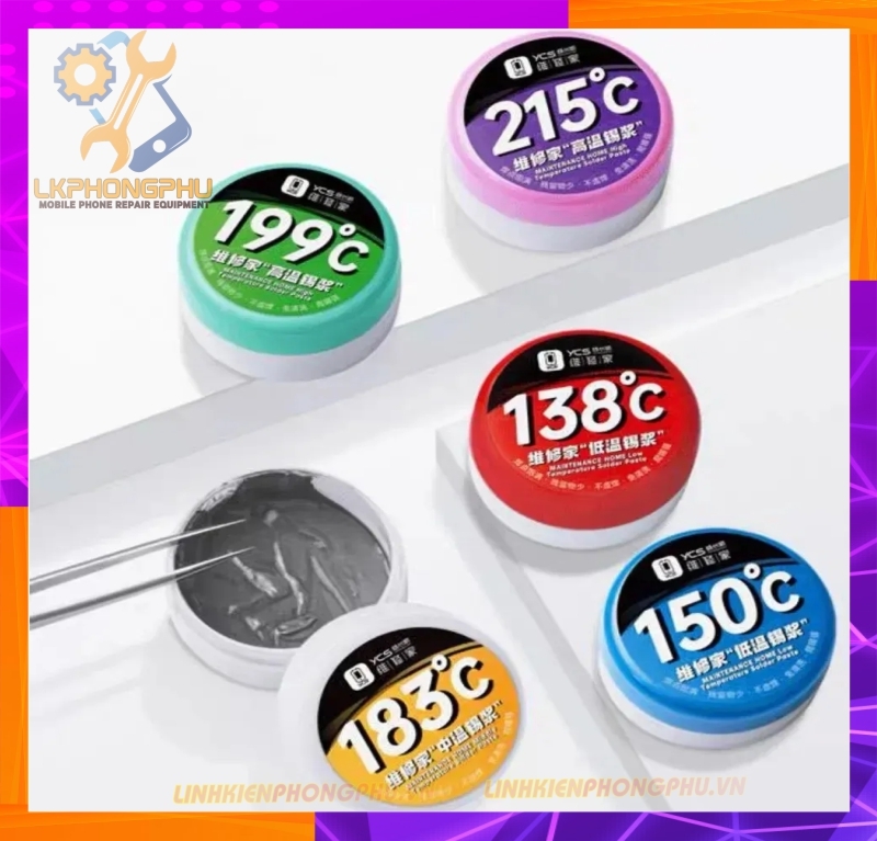 Chì làm chân IC YCS Yang Chang Shun. Nhiệt 138° - 150° - 183° - 199° - 215° New
