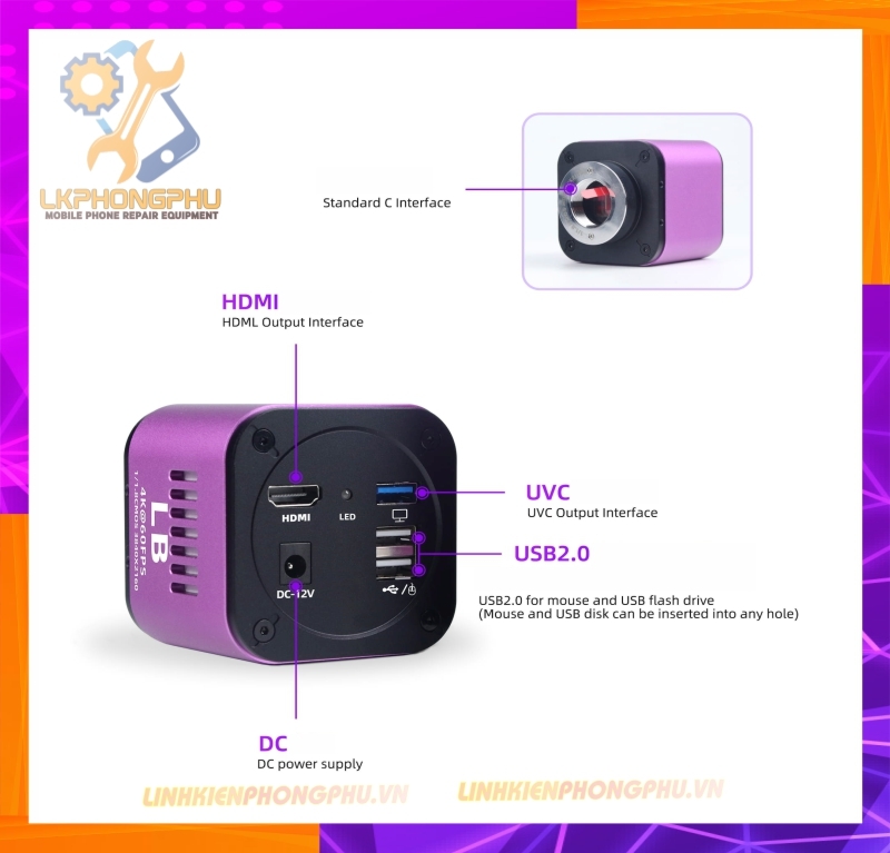 Camera 4K Ultra HD Luban