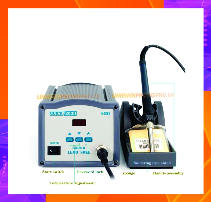 Trạm hàn Quick 230H ESD CS90W