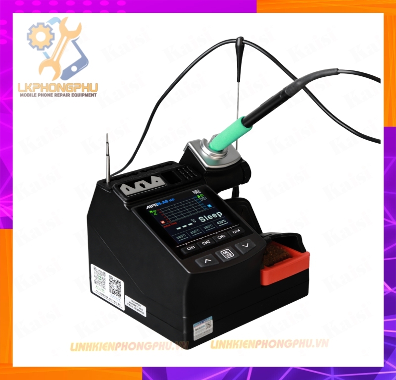 Máy Hàn AiFen A9 HD 2025 CS 180W Màn Hình Hiển Thị . Chế Độ Roc. Sóng Đo Nhiệt ( Kèm 3 Mũi Hàn )