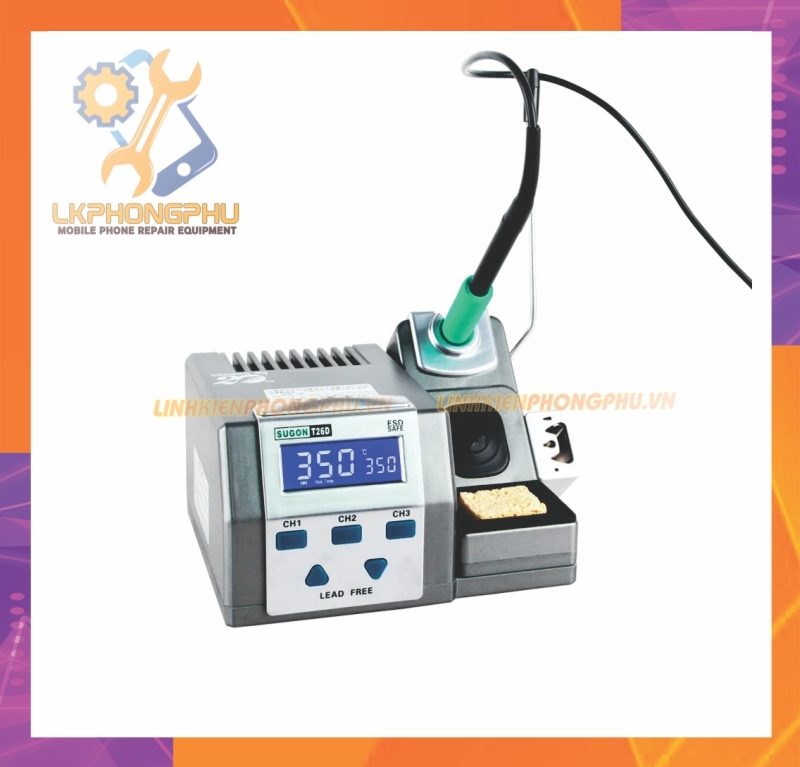 Trạm Hàn Sugon T26D CS120W Nhiệt độ 200-500℃