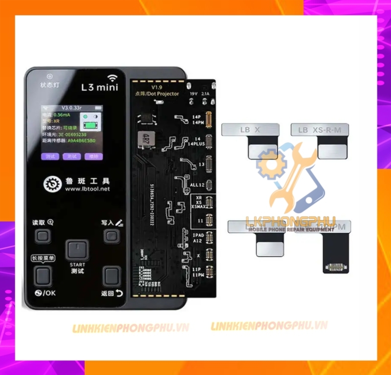 Box Luban L3mini sửa Pin, sửa Face , sửa Camera, Truetone....