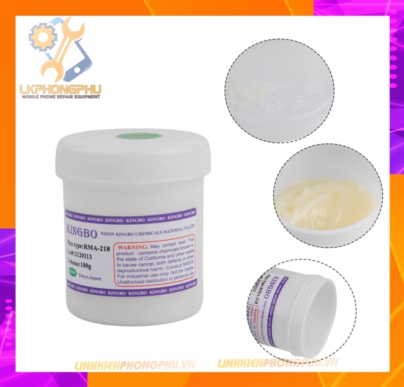 Mỡ hàn Kingbo RMA-218:100g