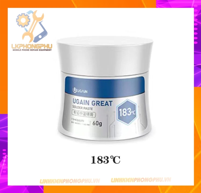 Chì làm chân IC Chính hãng UGAIN: 138° - 158° - 183° -  199° - 217°